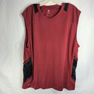 Starter Dri-Star Red & Black Sleeveless Muscle Shirt Size Large (42-44)